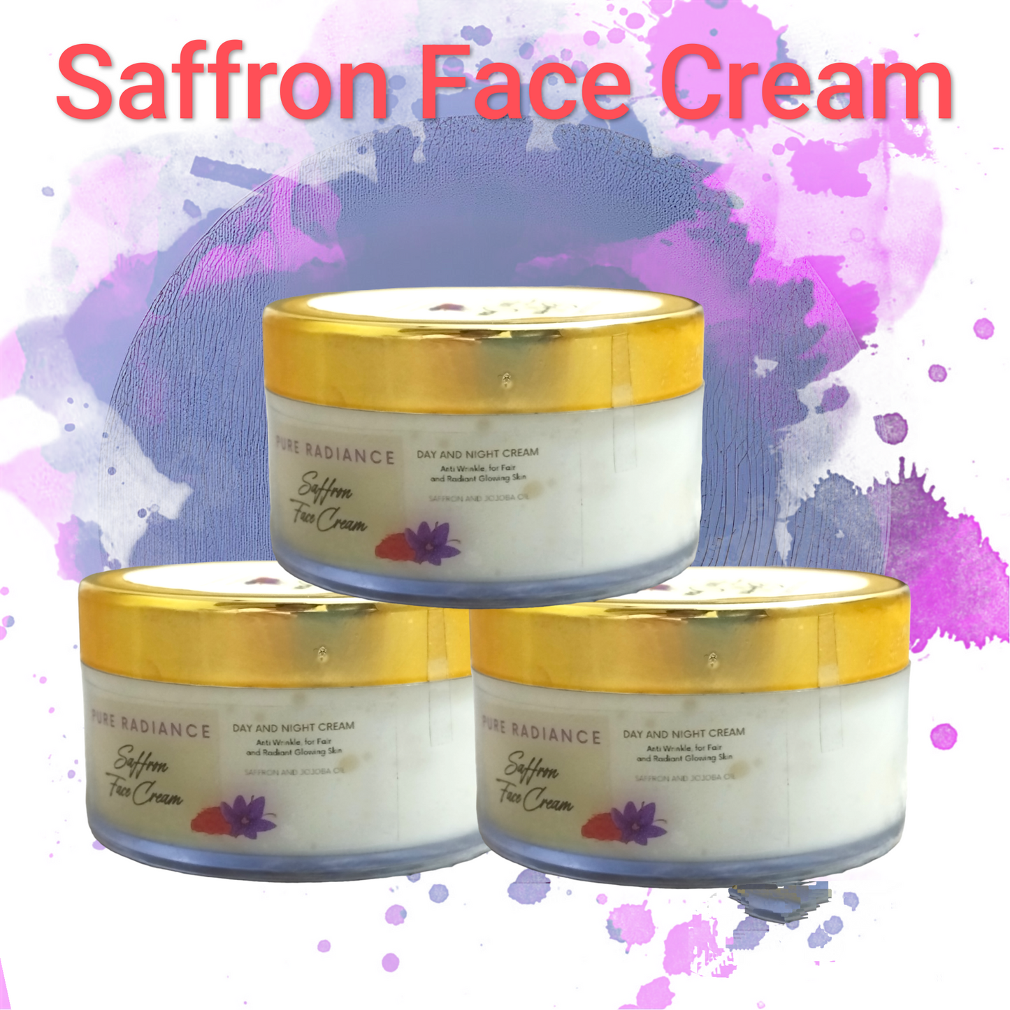 Saffron Night and Day Face Cream
